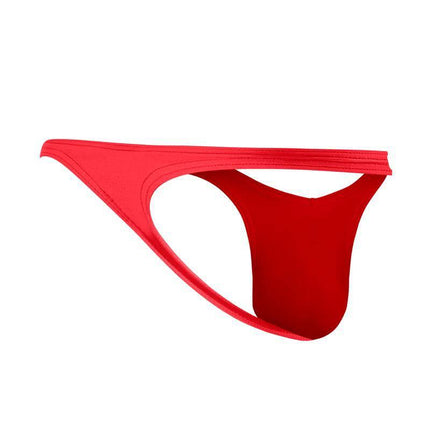 C4MSPXBUL02 String Bulge Crimson Red men's thong with a natural push-up pouch and minimalist back cut.