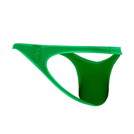 C4MSPXBUL02 String Bulge Green – men's green SP4NDEX Bulge thong offering comfort and support.