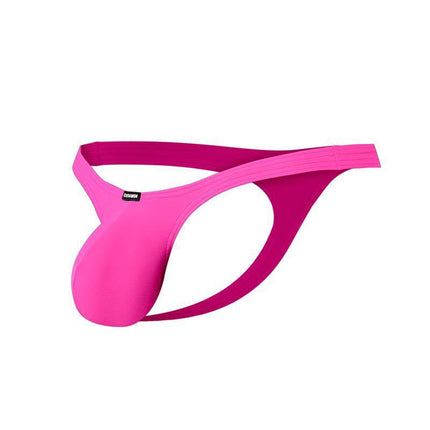 C4MSPXBUL04 Thong Bulge Plus Hot Pink featuring minimalist silhouette and supportive pouch for confident men's fashion.