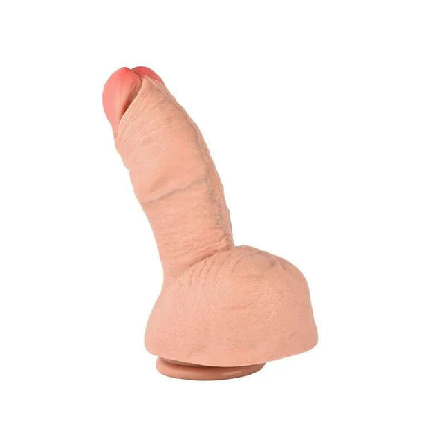 Cade Dual Layer Dildo 9.2 with realistic texture and double-layered design for ultimate pleasure.