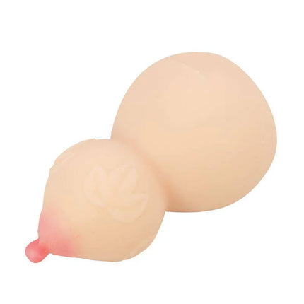 Calabash Breast Shaped Masturbator with Ribbed Texture featuring a lifelike design and premium material for enhanced solo pleasure.