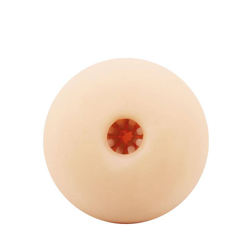 Calabash Breast Shaped Masturbator with Ribbed Texture - secretsextoys.store