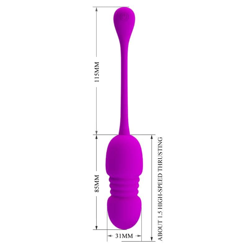 Callie Vibrating Thrusting Egg for Enhanced Pleasure - secretsextoys.store