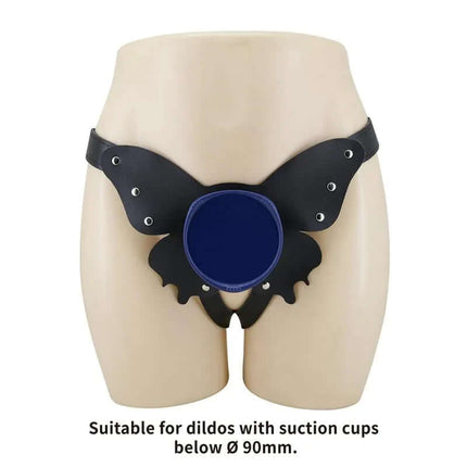 Caludio II Universal StrapOn Harness Butterfly for dildos with suction cups, beginner-friendly design for comfort and confidence.