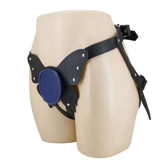 Caludio II Universal StrapOn Harness Butterfly showcasing versatility and comfort for beginners with universal compatibility.