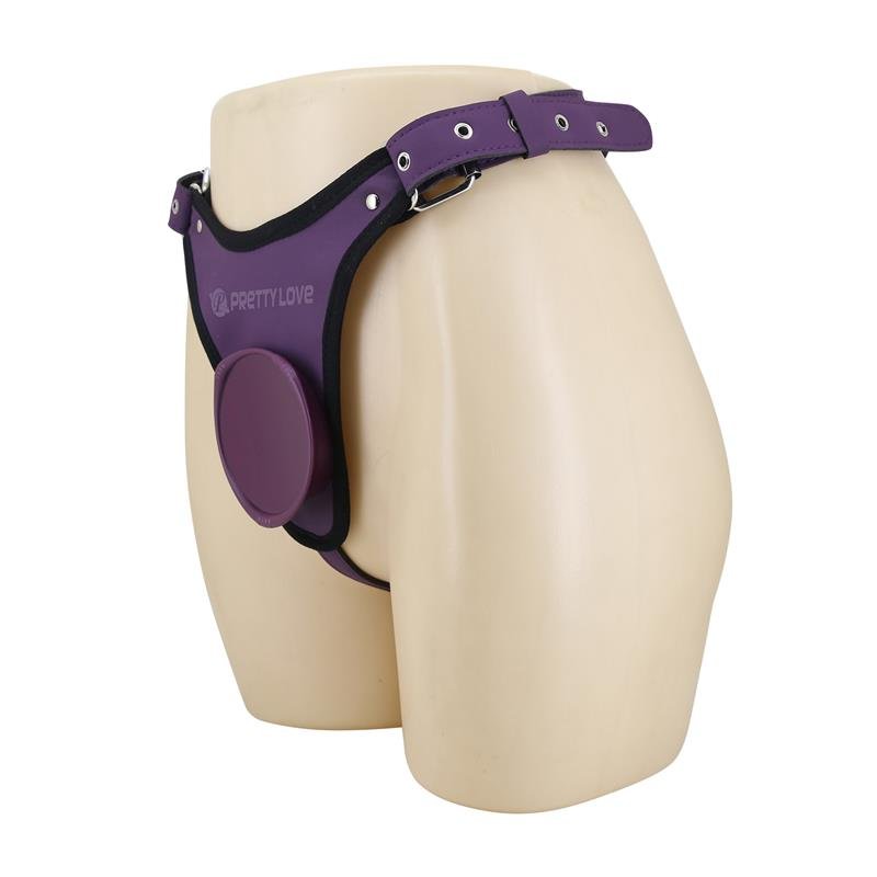 Caludio III Universal StrapOn Harness Purple - secretsextoys.store
