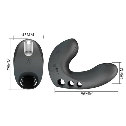 Camelia Finger Sleeve Vibrator dimensions and design details