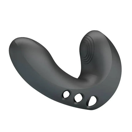 Black Camelia Finger Sleeve Vibrator with ergonomic design and multiple vibration modes for enhanced intimate play.