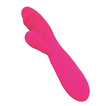 Candy G-Spot Rabbit Vibe USB Silicone Fucshia featuring ergonomic design and dual stimulation in premium silicone.