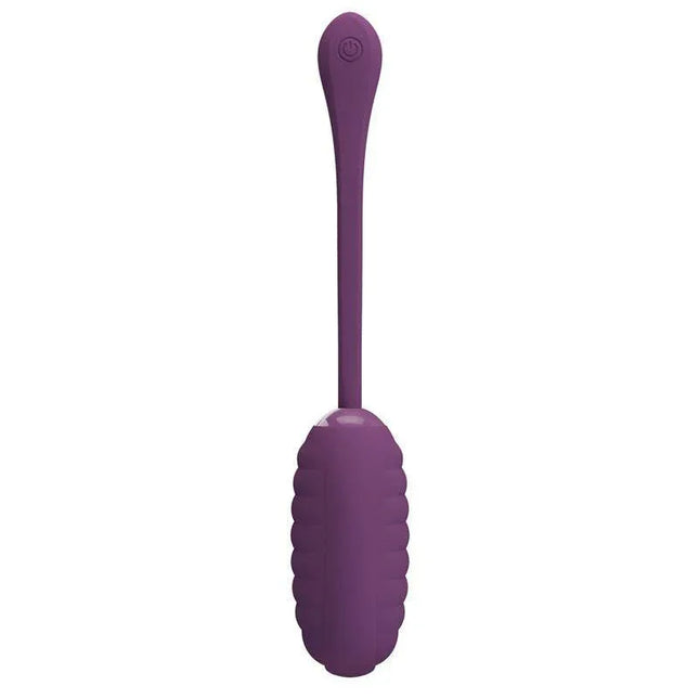 Casper Vibrating Egg with App Control in purple with ergonomic design for versatile pleasure.