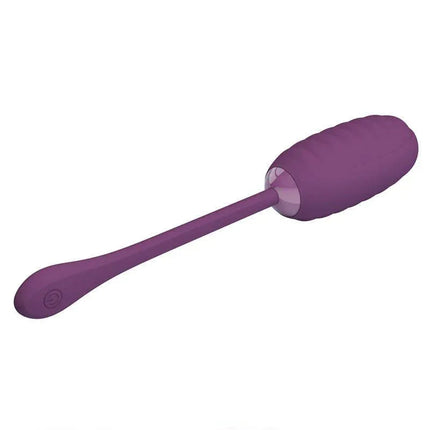 Casper Vibrating Egg with App Control, purple color, features 12 vibration modes, app-enabled for customizable pleasure.
