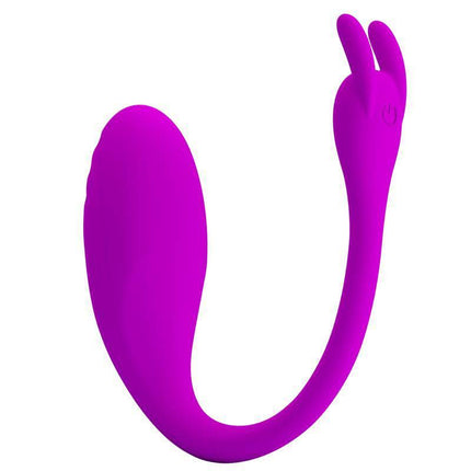 Catalina Vibrating Egg with APP Pink featuring a sleek design and app control, made of silicone and ABS for premium performance.