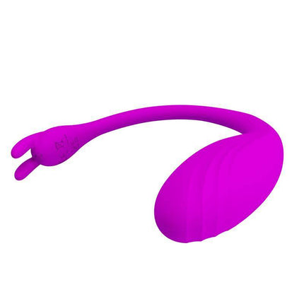 Catalina Vibrating Egg with APP Pink - Sleek, app-enabled pleasure device in vibrant pink silicone design.