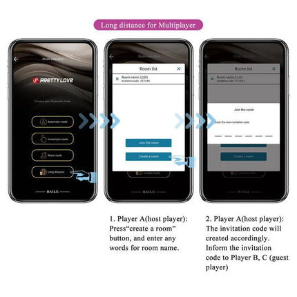 Catalina Vibrating Egg with APP Pink Bluetooth control interface on smartphone screen