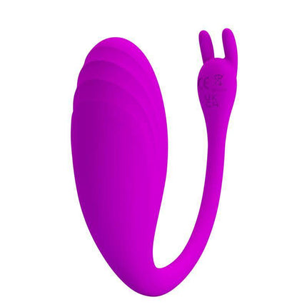 Catalina Vibrating Egg with APP Pink, silky silicone egg, Bluetooth app control, discreet pleasure device, compact design