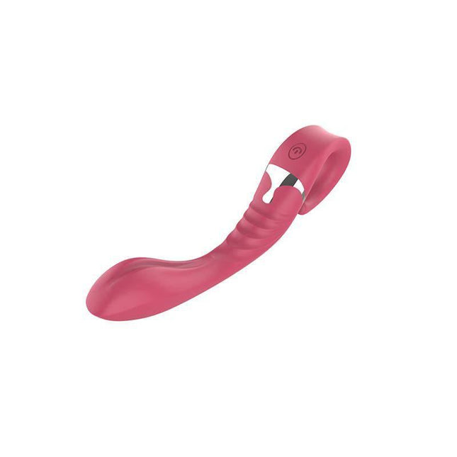 Cavort USB Rechargeable Vibe with curvy design and secure base ring, offering 10 vibration functions for varied sensations.