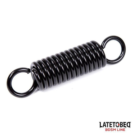 Heavy-duty steel spring for Ceiling Swing by Latetobed BDSM Line, designed for secure mounting and smooth, unrestricted movement.