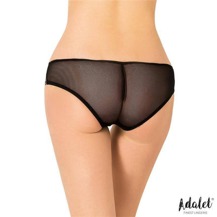 Cellie Panties With zipper by Adalet showcasing semi-transparent back and bold style.