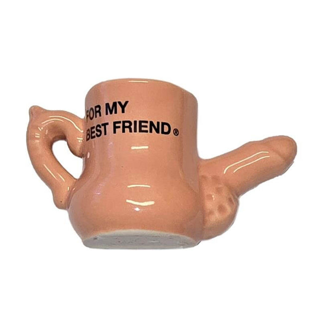Ceramic Penis Mug Magnet for bachelorette parties and adult celebrations, spicy gift available in adult stores.