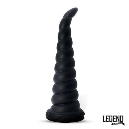 Ceteron Liquid Silicone Dildo 20 cm with zigzag design for enhanced stimulation