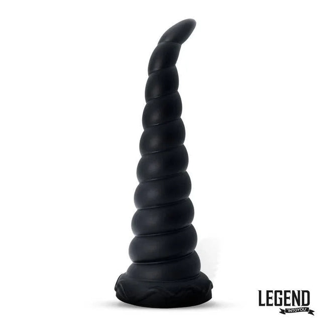 Ceteron Liquid Silicone Dildo 20 cm with zigzag design for enhanced stimulation