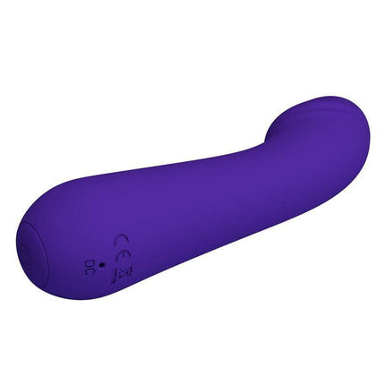 Cetus Vibrator Purple - Ultra-soft silicone G-spot vibe with luxurious purple finish and contoured silhouette for precise pleasure.