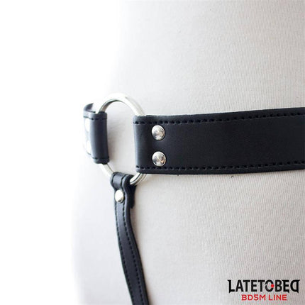 Chastity String Pants Adjustable from the Latetobed BDSM line, featuring a thong-style design for intimate play.