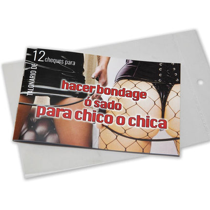 Checkbook Bondage or Sado 12 Coupons - Secretsextoys.store