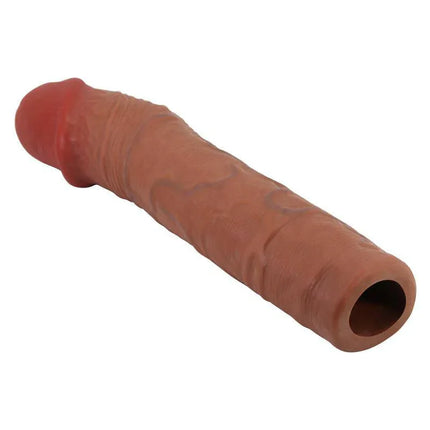 Chelsea Penis Extended Sleeve for enhanced intimate experience, realistic design with added length and girth.