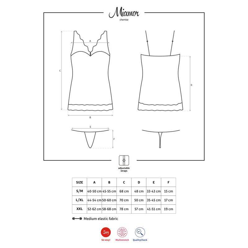 Chemise Chemise White - secretsextoys.store