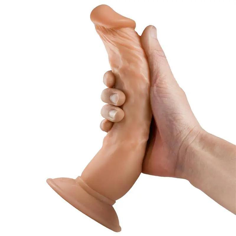 Chet Realistic Dildo Flesh 9 - 23 cm - secretsextoys.store