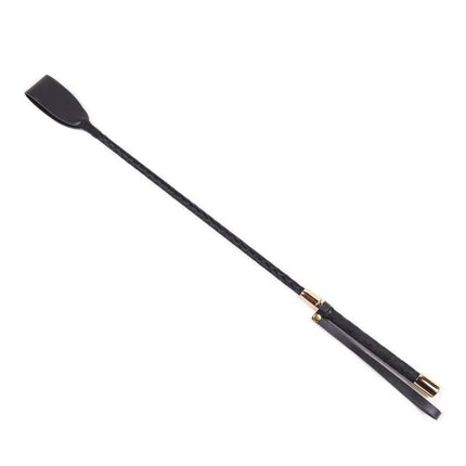 Classic Metal Crop Black and Golden - premium riding crop for BDSM enthusiasts with durable metal and stylish design.