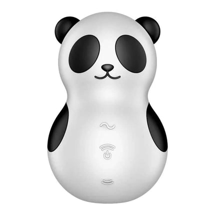 Clit Sucker with vibration Pocket Panda, a compact pleasure device with cute panda design offering multiple intensities and programs.