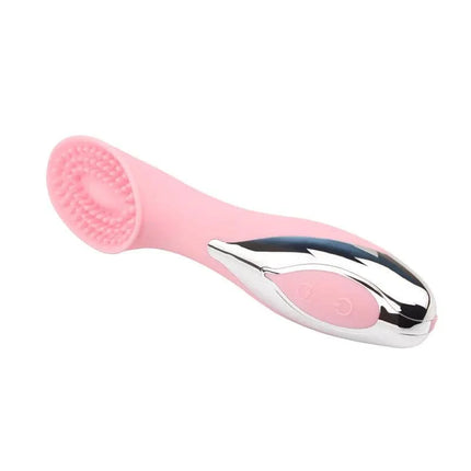 Clitoral Arouser Aphrovibe Silicone Pink with 10 vibration functions, designed for discreet stimulation, made of silicone and ABS.