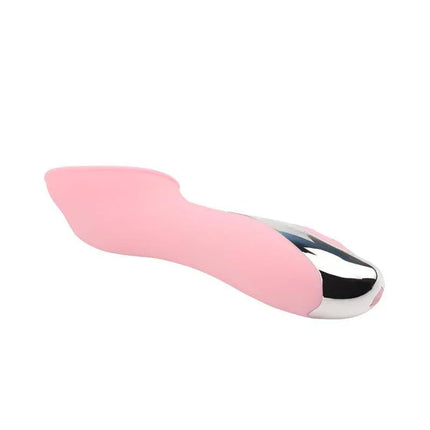 Clitoral Arouser Aphrovibe Silicone Pink with 10 vibration functions, featuring a sleek design and premium silicone construction.