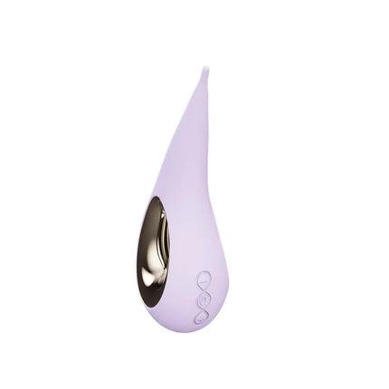 Clitoris Stimulator Lelo Dot Lilac with soft flexible tip and elliptical motion