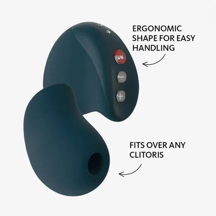 Clitoris Sucker MEA Velvet Green ergonomic design fits all clitoris sizes, featuring Magnetic Wave Technology for ultimate pleasure.
