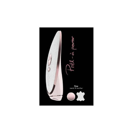 Clitoris Sucker Pret-a-porter luxury clitoral suction toy with aluminum body and liquid silicone accents.