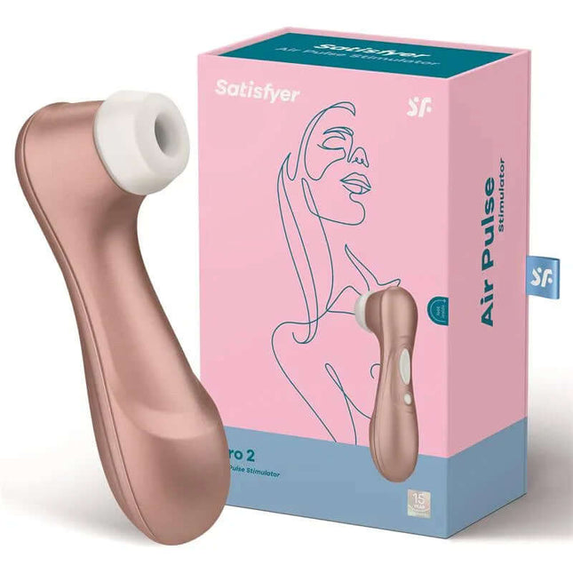 Clitoris Sucker Pro 2 Generacion 2 with Air Pulse technology for intense pleasure, shown with its packaging.