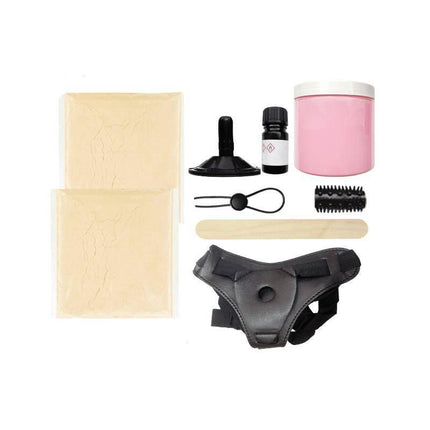 Cloneboy Dildo Harness Strap Flesh silicone kit with accessories for crafting realistic lifelike dildo experience and comfort.