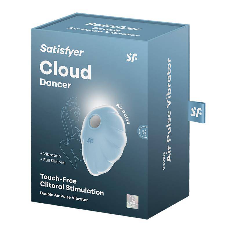 Cloud Dancer Clit Sucker and Vibe Blue - secretsextoys.store