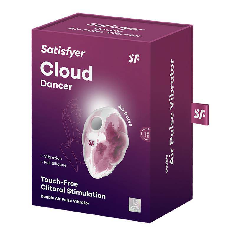 Cloud Dancer Clit Sucker and Vibe Red Print - secretsextoys.store