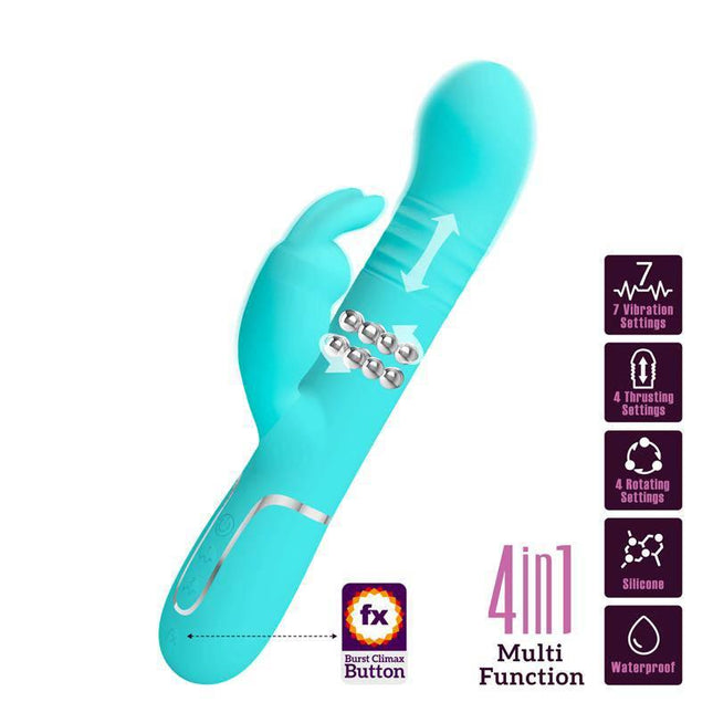Coale Thrusting and Rotating Balls Vibrator USB with multiple settings and waterproof design for enhanced pleasure