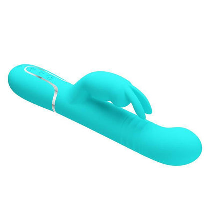 Coale Thrusting and Rotating Balls Vibrator USB with dual motors and seven vibration functions for personalized pleasure.