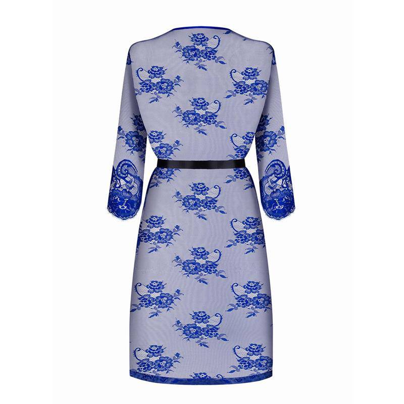 Cobaltess Lace Kimono - secretsextoys.store