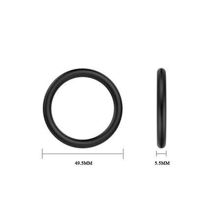 Medium-sized ring from Cock Ring Set of 3 with dimensions, enhancing stamina and strength.