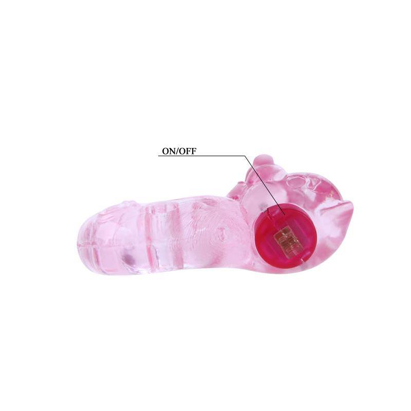 Cock Ring with Vibrating Bullet Bear - secretsextoys.store