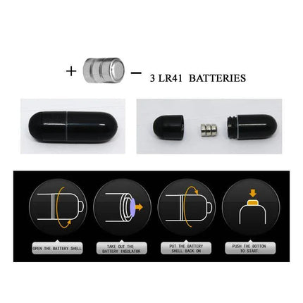 Cock Sleeve with Bullet Black battery and assembly instructions