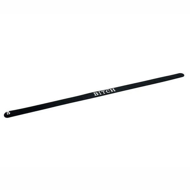 Collar (Bitch) Silicone - black BDSM accessory with adjustable fit for intimate moments and stylish design.