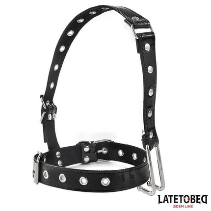 Collar with Nose Hook from Latetobed BDSM Line, designed for secure restraint and intense sensations in power dynamic play.